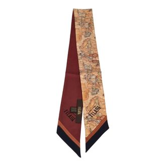 Alviero Martini 1A Classe Geo-print zijden twilly - Dames - Accessoires - Veelkleurig - Maat: ONE Size Zijde