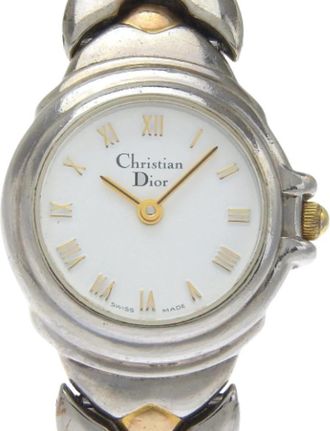 Dior Pre-owned Watch - Dames - Vintage Horloges - Wit - ONE Size - Vintage