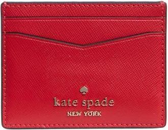 Kate Spade New York staci small slim card case in Cherry Rouge at Nordstrom Rack