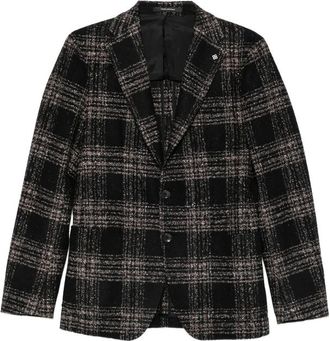 Tagliatore Check-pattern Single-breasted Blazer