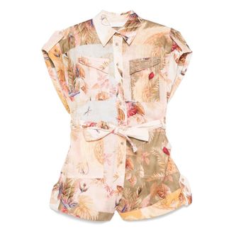 Zimmermann Playsuits, female, Multicolor, Size: M Womens Sporty Jumpsuit Multicolor