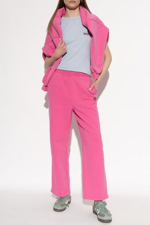 American Vintage T-shirt With Logo, Womens, Blue