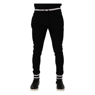 Dolce & Gabbana Sweatpants, male, Black, Size: S Jogger Pants