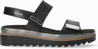 Mephisto Womens Dominica Adjustable Strap Sport Sandal In Black