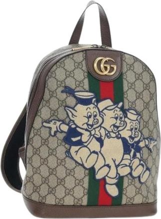 Gucci Pre-owned Zaino Vintage in Tela GG - - Pre-owned - Donna - Beige - ONE SIZE