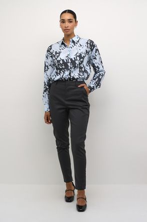 Kaffe Casual broek Regular fit Black Oyster