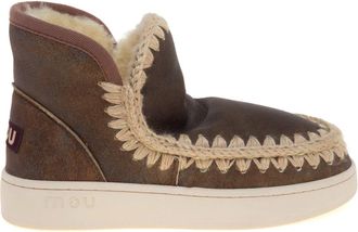 Mou Schoenen, Dames, Bruin, 39 EU, Leer, Nieuwe Eskimo Sneaker Special Leer