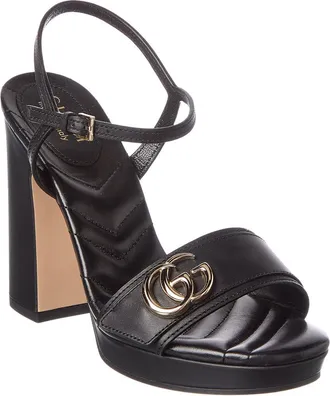 Gucci Double G Leather Sandal