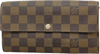 Louis Vuitton Ebene Long Wallet (Bi-Fold) (Pre-Owned)