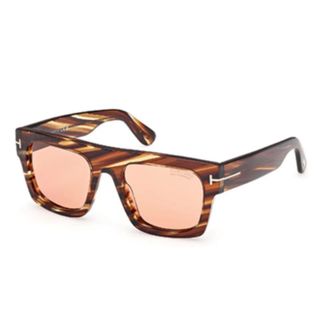 Tom Ford Sunglasses, unisex, Brown, Size: 53 MM Fausto Sunglasses