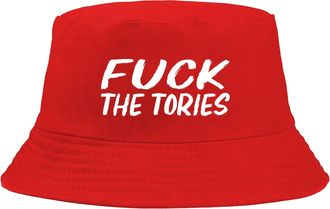 Generic Fuck The Tories Bucket Hat (Red)