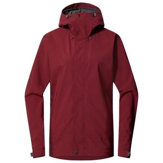 Hagl&ouml;fs Breeze Proof Jacket Regenjacke f&uuml;r Damen | rot