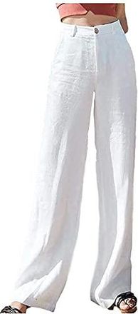 SOLDE Pantalons En Lin en Blanc jusqu a 30 Stylight