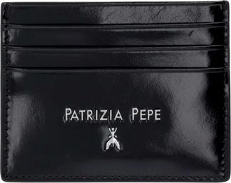 Patrizia Pepe Tarjetero con placa de logo - Accessories - Mujer - Negro - ONE SIZE