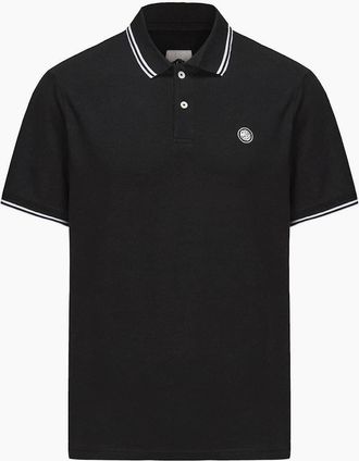 Pretty Green Mens Mens Barton Polo - Black - Size: 2X large