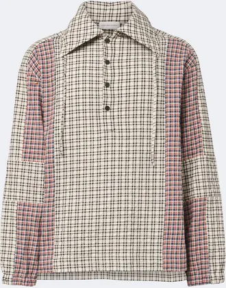 Dries Van Noten Camicia in cotone a quadri
