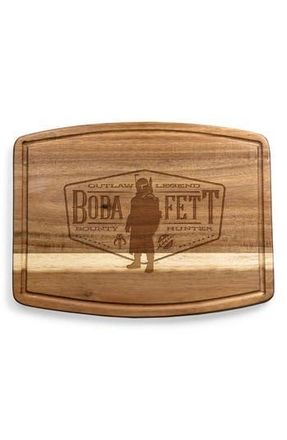 Picnic Time Star Wars Darth Vader Ovale Acacia Cutting Board in Brown/boba at Nordstrom Rack
