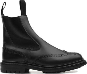 Trickers Silvia Country Dealer Boot - Dames - Chelseaboots - Zwart - 41 EU - Leer - Schoenen
