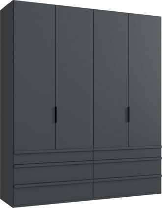 Wimex Falttürenschrank »Oxford by fresh to go, in 3 Breiten und 2 Höhen, Made in Germany« mit Schubladen, wahlweise mit oder ohne Spiegel, mit hochwertigen 