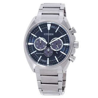 Citizen Chronograph Eco-Drive Blue Dial Mens Watch CA4288-86L