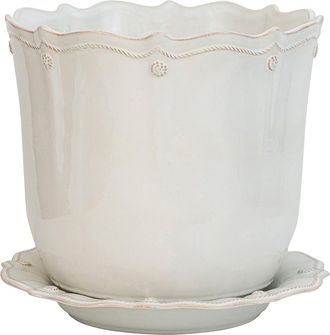 Juliska Berry & Thread Planter with Saucer in Whitewash at Nordstrom
