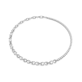 Swarovski Matrix Ketting - Dames - Kettingen - Grijs - ONE Size - Accessoires