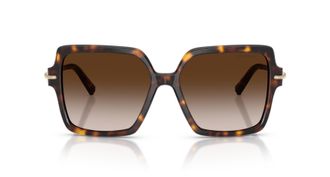 Tiffany & Co. Oversized Square Sunglasses with Gradient Brown Tint