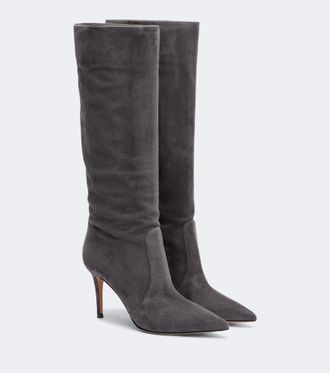 Gianvito Rossi Hansen suede knee-high boots