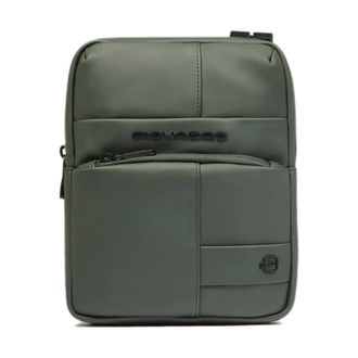 Piquadro Messenger Bags, male, Green, Size: ONE SIZE Wollem W129 Crossbody Bag