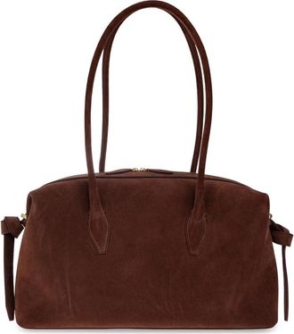 Yuzefi Brioche Duffle - Dames - Schoudertassen - Roze - ONE Size - Leer - Tassen