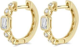 Sabrina Designs 14K 0.60 Ct. Tw. Diamond Hoops