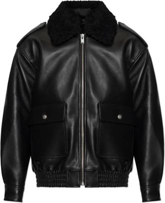 Misbhv Misbhv, Jassen, Heren, Zwart, 2Xl, Leer, Leren Jas