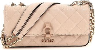 Guess Clutch Crossbody Tas - Dames - Schoudertassen - Beige - ONE Size - Tassen