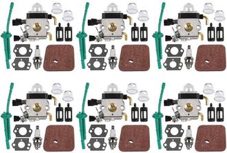 OEM 6 Carburadores Compatibles Con Cortac&eacute;spedes Y Desbrozadoras Fs55, Fs55r, Fs38, Fs45, Fs46, Km55, Hl45, Fs45l, Fs45c, Fs46c, Fs55c Y Fs55rc