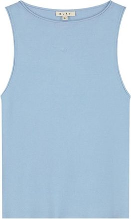Olaf Hussein Dames, Tops, Blauw, Maat: XS