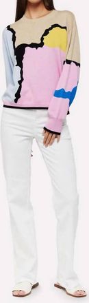 Brodie Aubrey Crew Top In Crema
