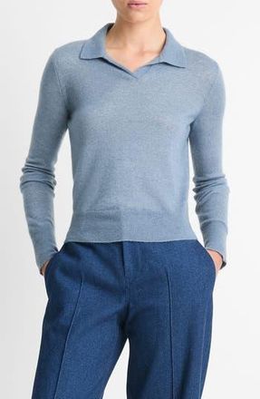 Vince Wool Blend Polo Sweater in Iris Water at Nordstrom Rack, Size Xx-Small