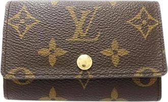 Louis Vuitton Pre-owned Accessories, female, Brown, Size: ONE SIZE Pre-owned Canvas Key Holder