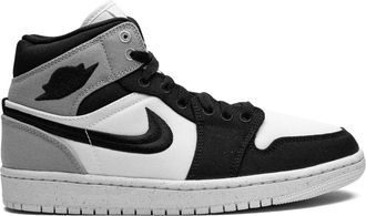 Nike Jordan Air Jordan 1 Mid SE sneakers - women - Canvas/Rubber/Fabric - 10.5 - Grey