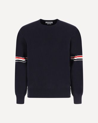 Thom Browne Cotton crewneck Sweater Male 5