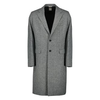 Dior Single-Breasted Coat - male - Dior - Single-Breasted Coats - Gray - XL - Coats