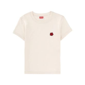 Kenzo T-Shirts, female, Beige, Size: M Boke Flower T-shirt
