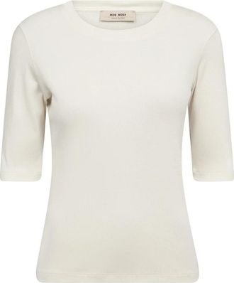 Mos Mosh T-shirt - Dames - T-shirts - Beige - M - Tops