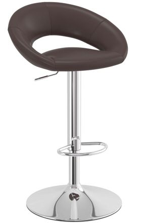 Netfurniture Serene Brown Breakfast Bar Stool Height Adjustable