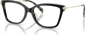 Michael Kors 52mm Square optical glasses in Black Tortoise at Nordstrom