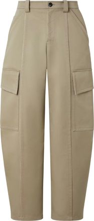 Ferrari Double Mackintosh Flap Pockets Cargo Wide-Leg Pants