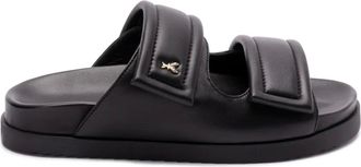 Patrizia Pepe Sandali slides in pelle - Nero