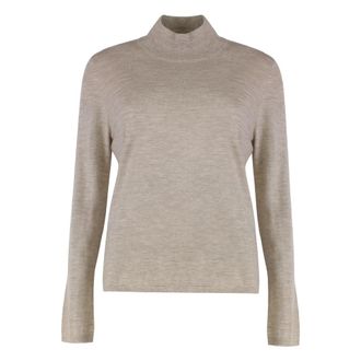 Max Mara Meana Turtleneck - Dames - Cashmere truien - Beige - S - Kasjmier - Truien & Vesten