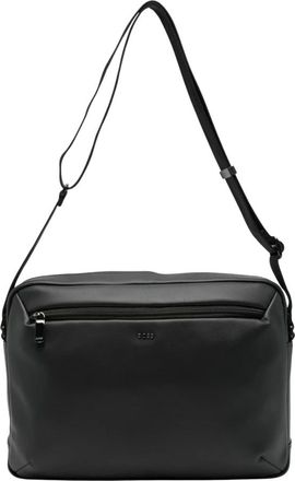 HUGO BOSS Messenger Bag - Heren - Schoudertassen - Zwart - ONE Size - Polyester - Tassen