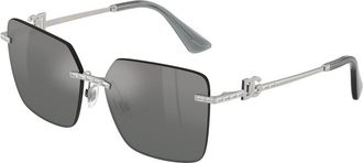 Dolce & Gabbana DG2332B 05/88 Womens Sunglasses Silver Size 59